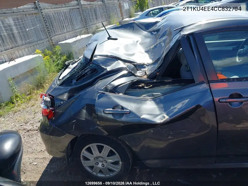 2012 TOYOTA MATRIX VIN 2T1KU4EE4CC832704 — фото 6