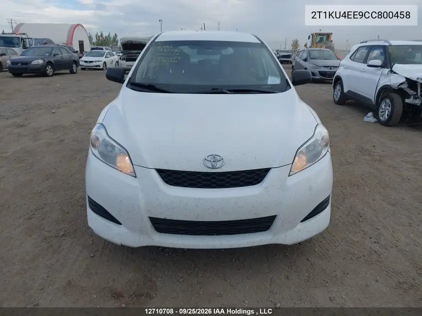 2012 TOYOTA MATRIX VIN 2T1KU4EE9CC800458 — фото 12