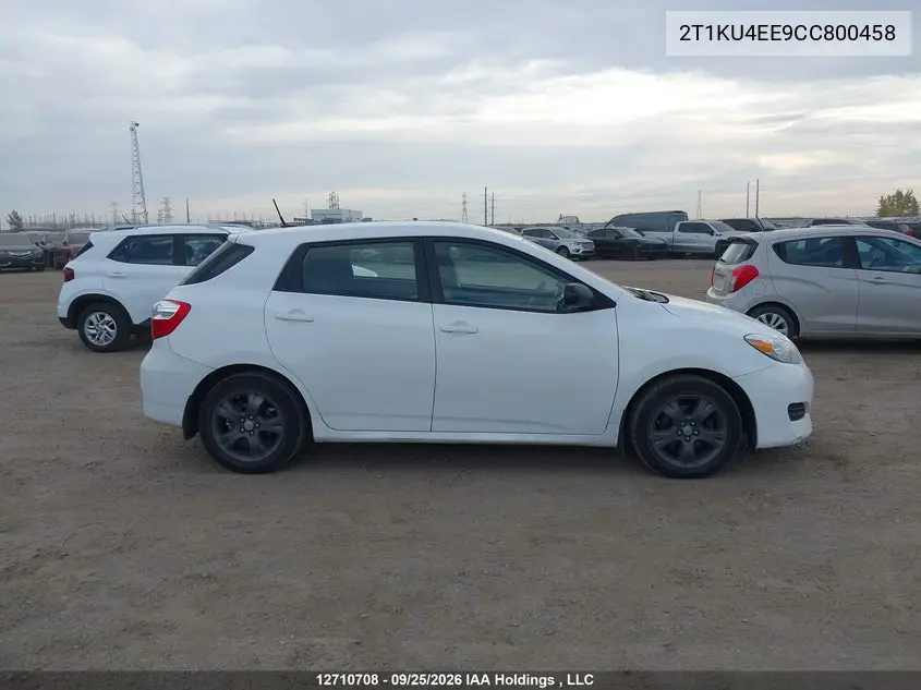 2012 TOYOTA MATRIX VIN 2T1KU4EE9CC800458 — фото 13