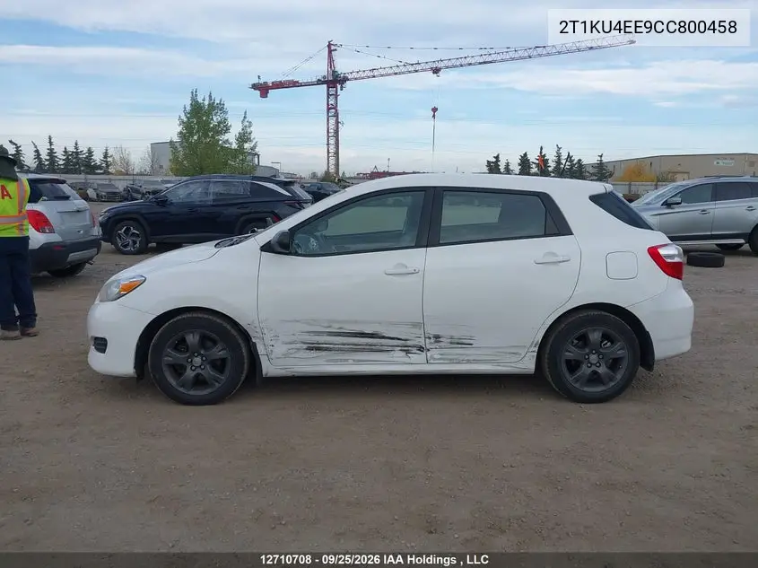 2012 TOYOTA MATRIX VIN 2T1KU4EE9CC800458 — фото 14