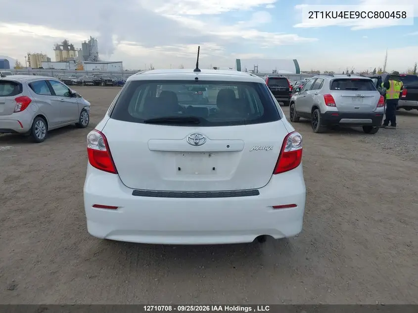 2012 TOYOTA MATRIX VIN 2T1KU4EE9CC800458 — фото 16