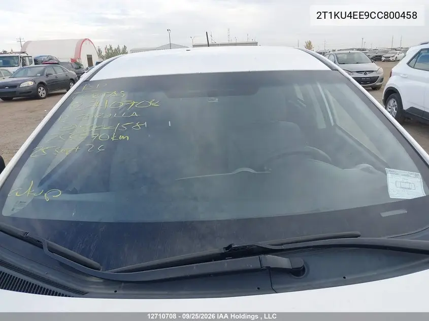 2012 TOYOTA MATRIX VIN 2T1KU4EE9CC800458 — фото 17
