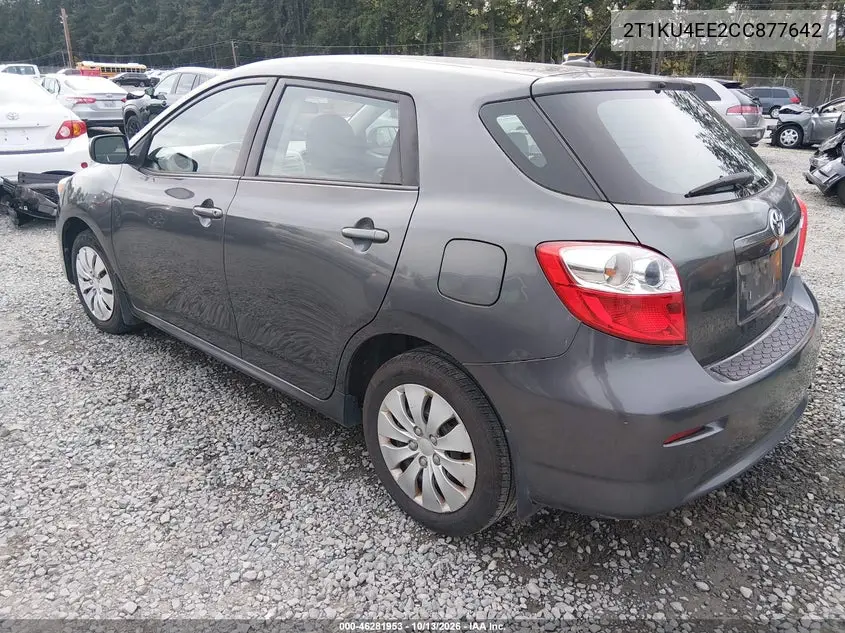 2012 TOYOTA MATRIX VIN 2T1KU4EE2CC877642 — фото 3