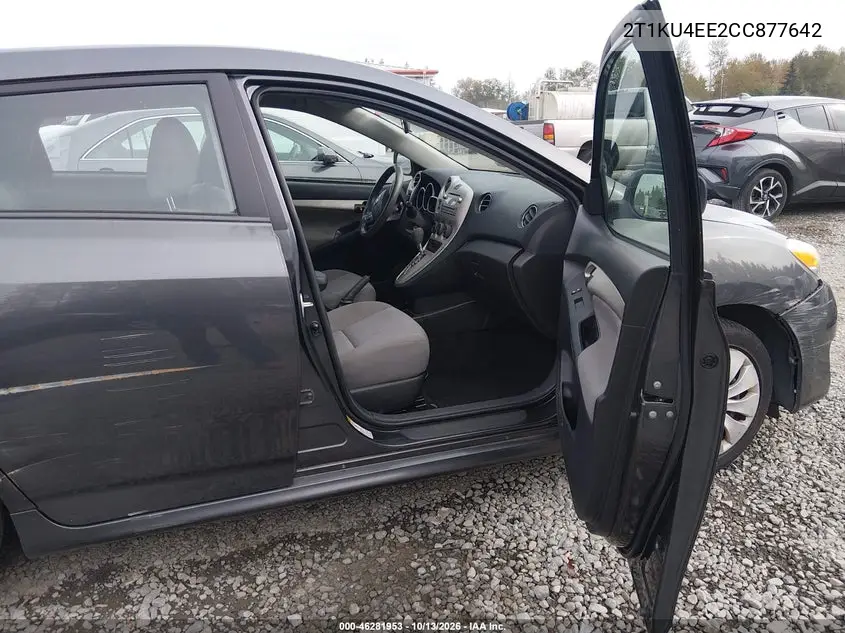 2012 TOYOTA MATRIX VIN 2T1KU4EE2CC877642 — фото 5