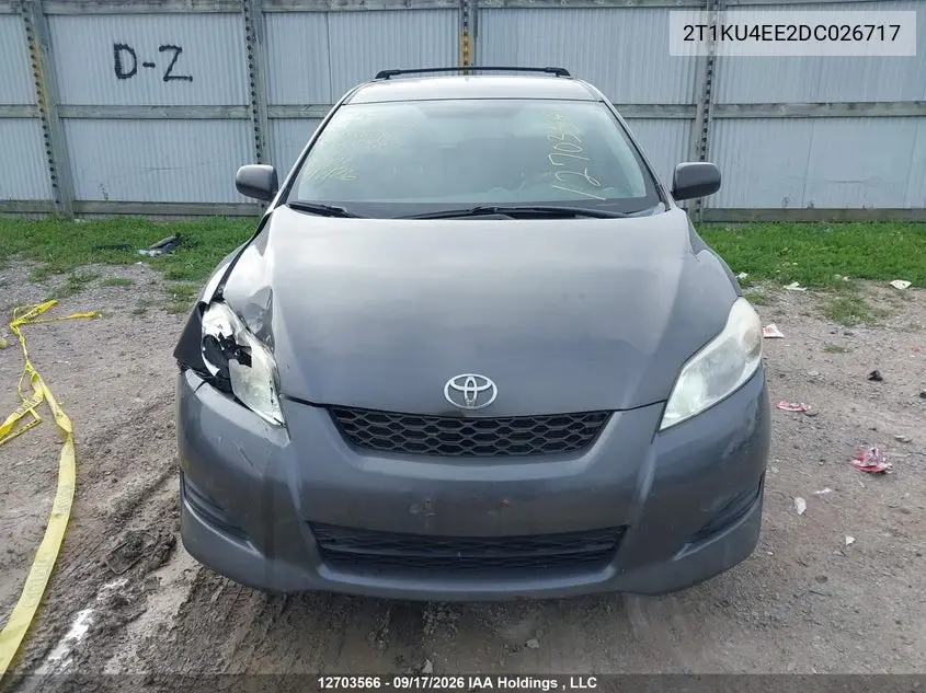 2013 TOYOTA MATRIX VIN 2T1KU4EE2DC026717 — фото 12