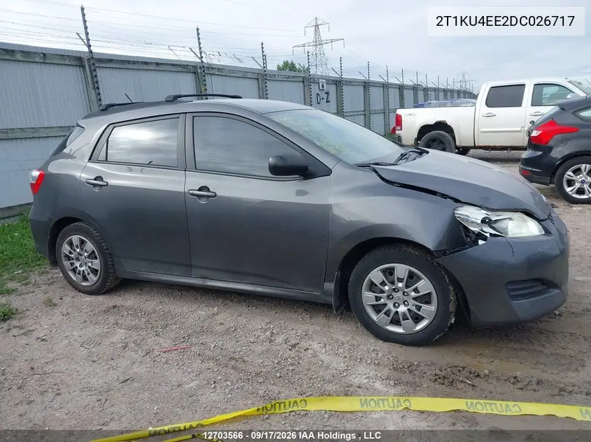 2013 TOYOTA MATRIX VIN 2T1KU4EE2DC026717 — фото 13