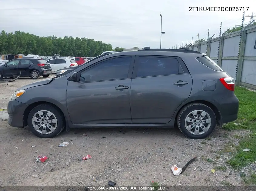 2013 TOYOTA MATRIX VIN 2T1KU4EE2DC026717 — фото 14
