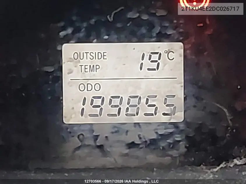 2013 TOYOTA MATRIX VIN 2T1KU4EE2DC026717 — фото 15