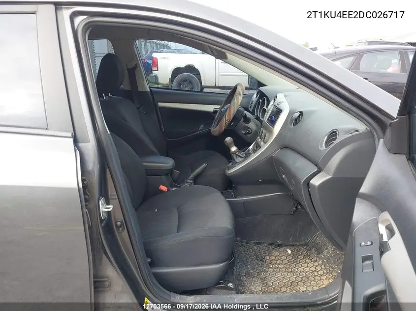 2013 TOYOTA MATRIX VIN 2T1KU4EE2DC026717 — фото 5