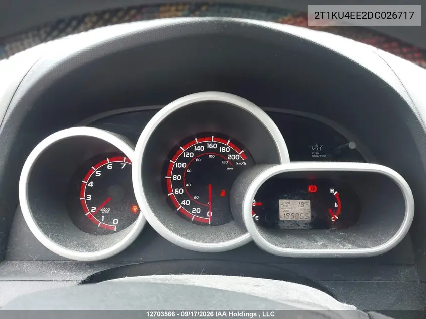 2013 TOYOTA MATRIX VIN 2T1KU4EE2DC026717 — фото 7