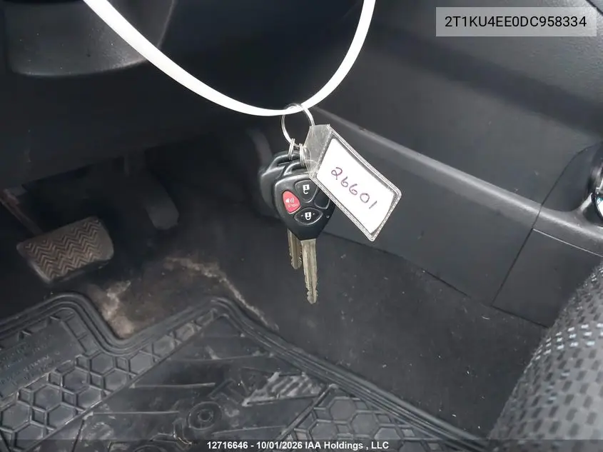 2013 TOYOTA MATRIX VIN 2T1KU4EE0DC958334 — фото 11