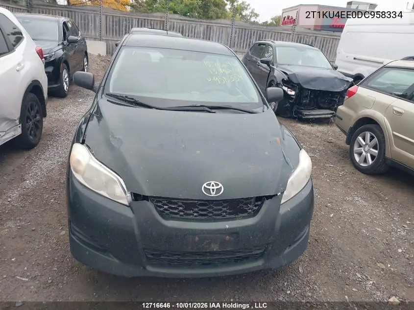 2013 TOYOTA MATRIX VIN 2T1KU4EE0DC958334 — фото 12