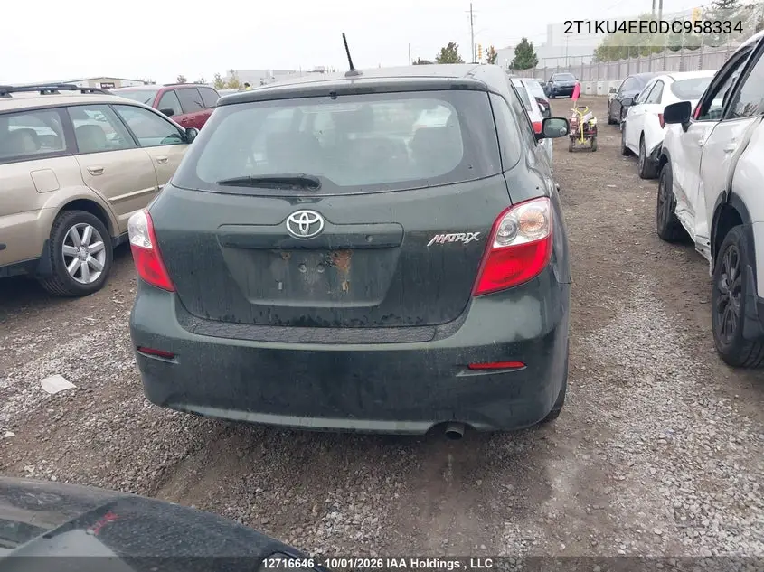 2013 TOYOTA MATRIX VIN 2T1KU4EE0DC958334 — фото 16