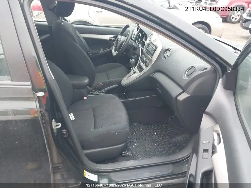 2013 TOYOTA MATRIX VIN 2T1KU4EE0DC958334 — фото 5