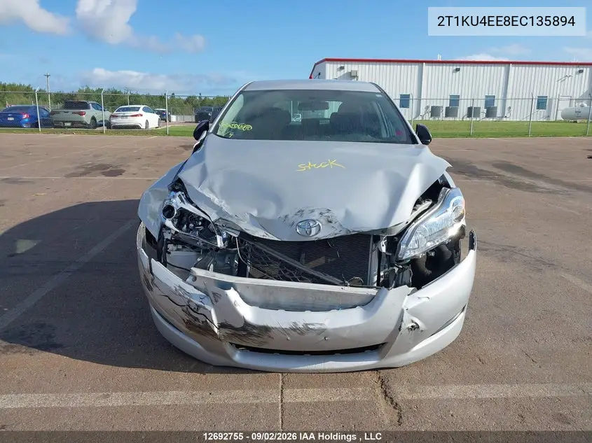 2014 TOYOTA MATRIX VIN 2T1KU4EE8EC135894 — фото 12