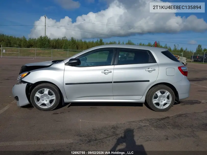 2014 TOYOTA MATRIX VIN 2T1KU4EE8EC135894 — фото 14