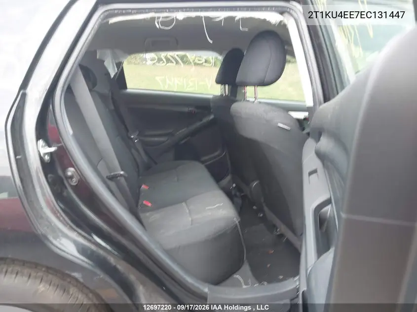 2014 TOYOTA MATRIX VIN 2T1KU4EE7EC131447 — фото 8