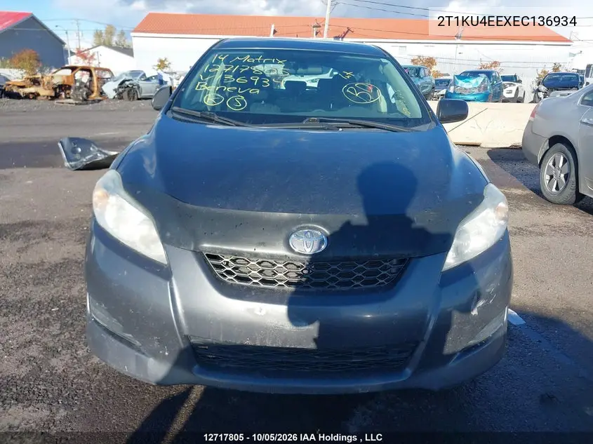 2014 TOYOTA MATRIX VIN 2T1KU4EEXEC136934 — фото 13