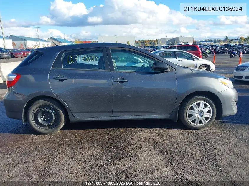 2014 TOYOTA MATRIX VIN 2T1KU4EEXEC136934 — фото 14