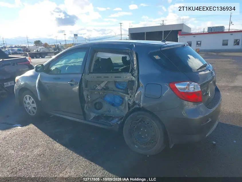 2014 TOYOTA MATRIX VIN 2T1KU4EEXEC136934 — фото 15
