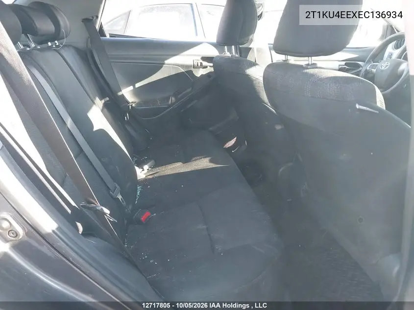 2014 TOYOTA MATRIX VIN 2T1KU4EEXEC136934 — фото 8