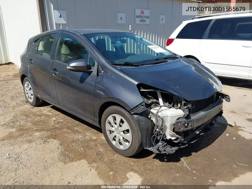 TOYOTA PRIUS C 2013, VIN JTDKDTB30D1555679