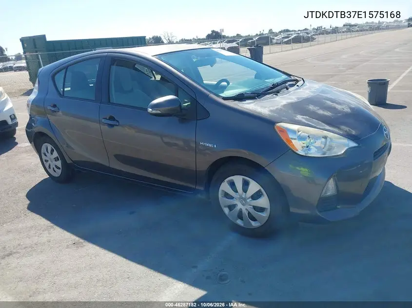 TOYOTA PRIUS C 2014, VIN JTDKDTB37E1575168
