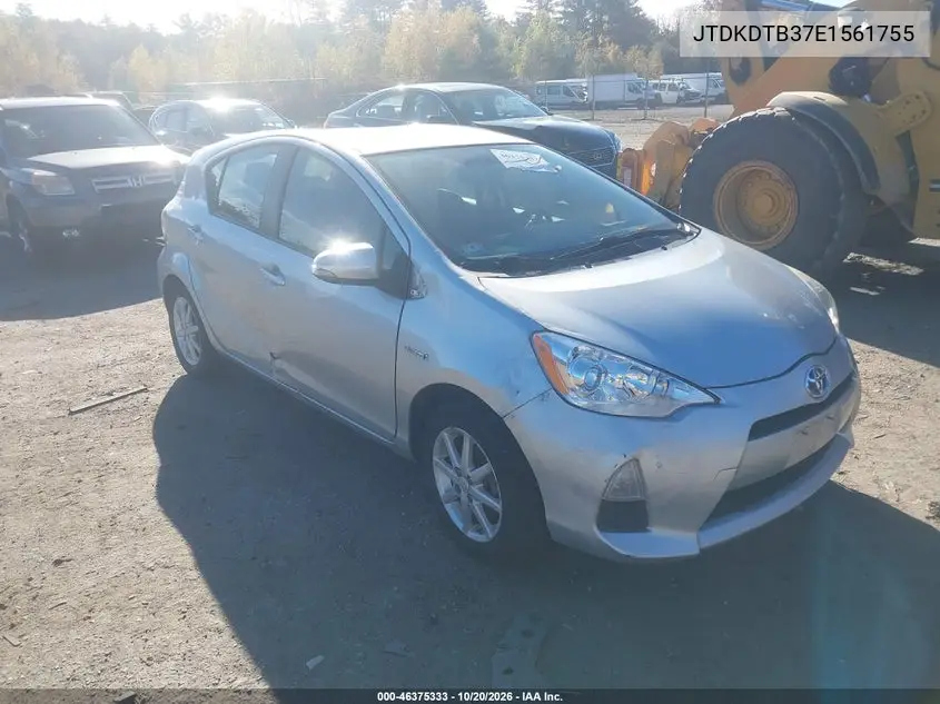 TOYOTA PRIUS C 2014, VIN JTDKDTB37E1561755