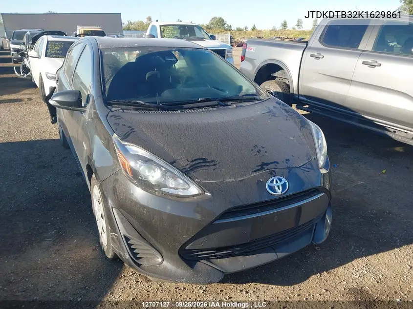 TOYOTA PRIUS C 2019, VIN JTDKDTB32K1629861