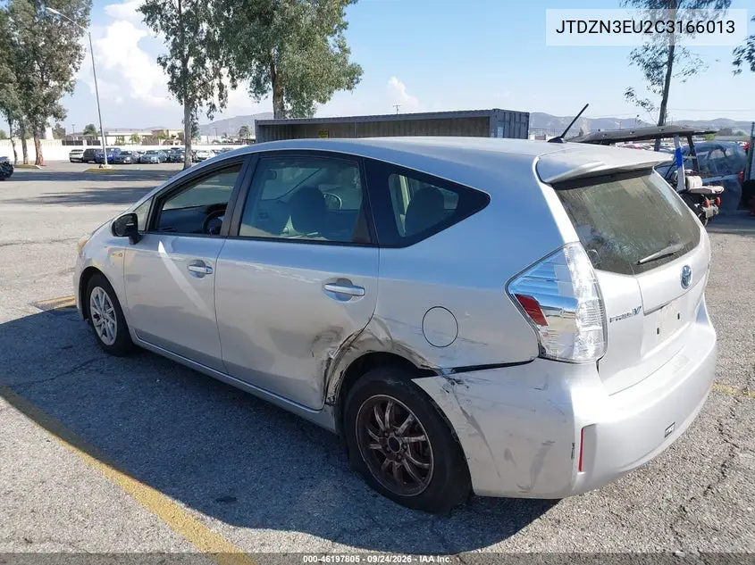 2012 TOYOTA PRIUS V (+) VIN JTDZN3EU2C3166013 — фото 3