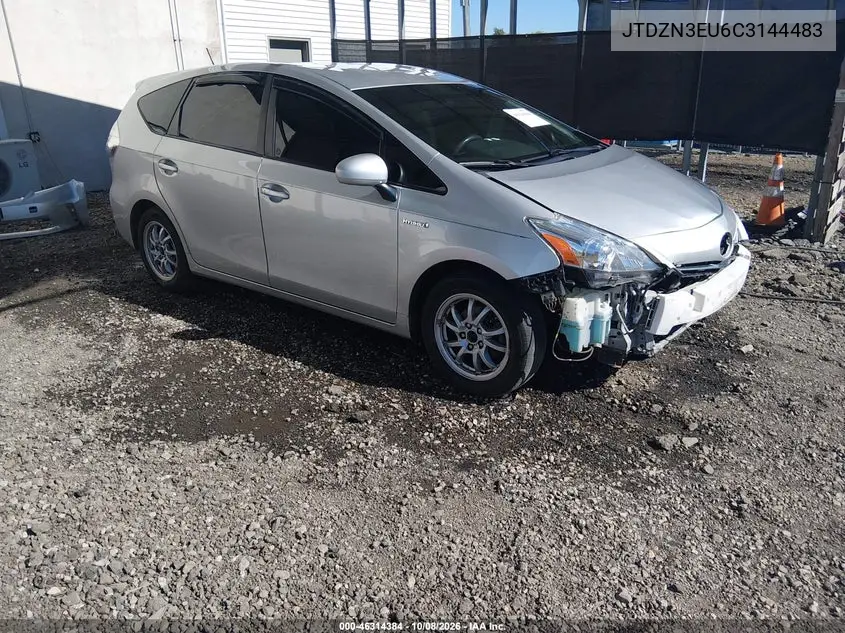 TOYOTA PRIUS V (+) 2012, VIN JTDZN3EU6C3144483