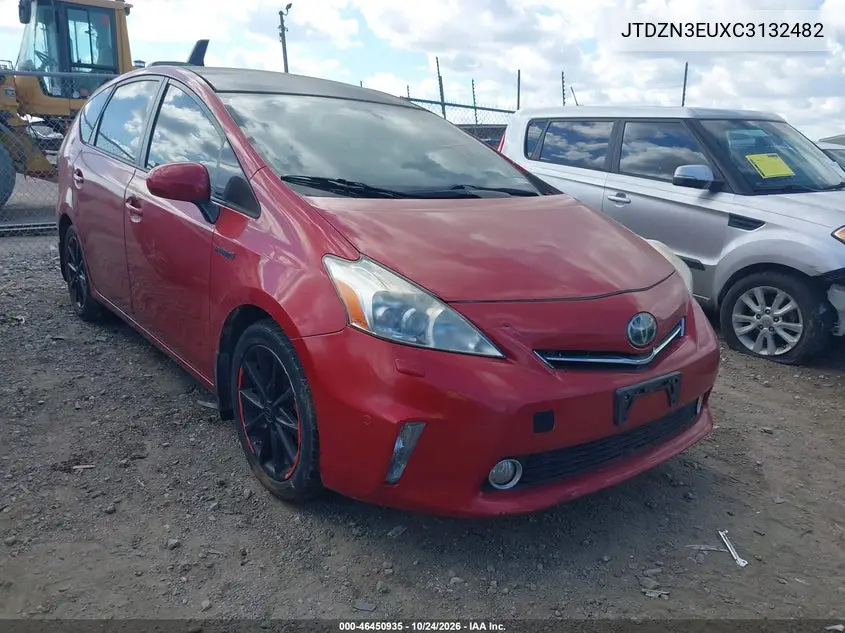 TOYOTA PRIUS V (+) 2012, VIN JTDZN3EUXC3132482