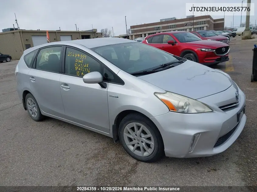 TOYOTA PRIUS V (+) 2013, VIN JTDZN3EU4D3255776