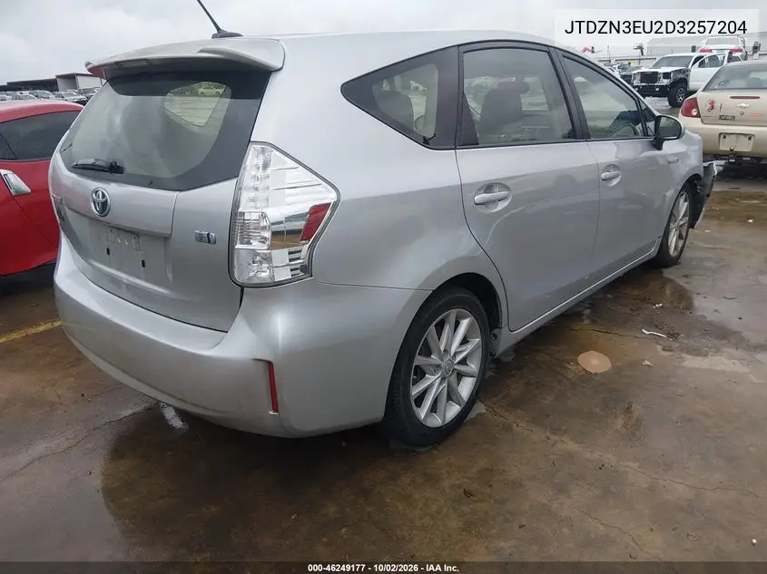 2013 TOYOTA PRIUS V (+) VIN JTDZN3EU2D3257204 — фото 4