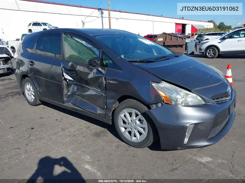 TOYOTA PRIUS V (+) 2013, VIN JTDZN3EU6D3191062