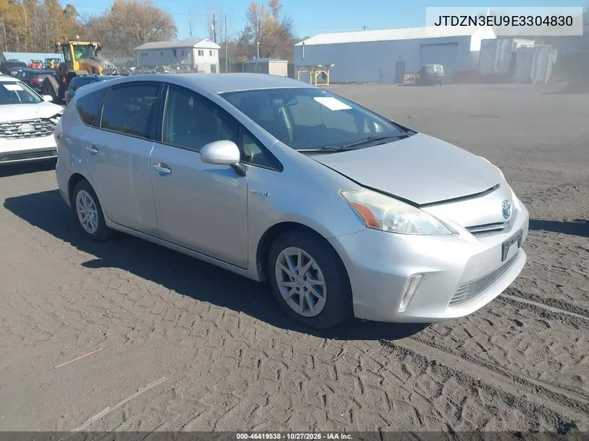 TOYOTA PRIUS V (+) 2014, VIN JTDZN3EU9E3304830