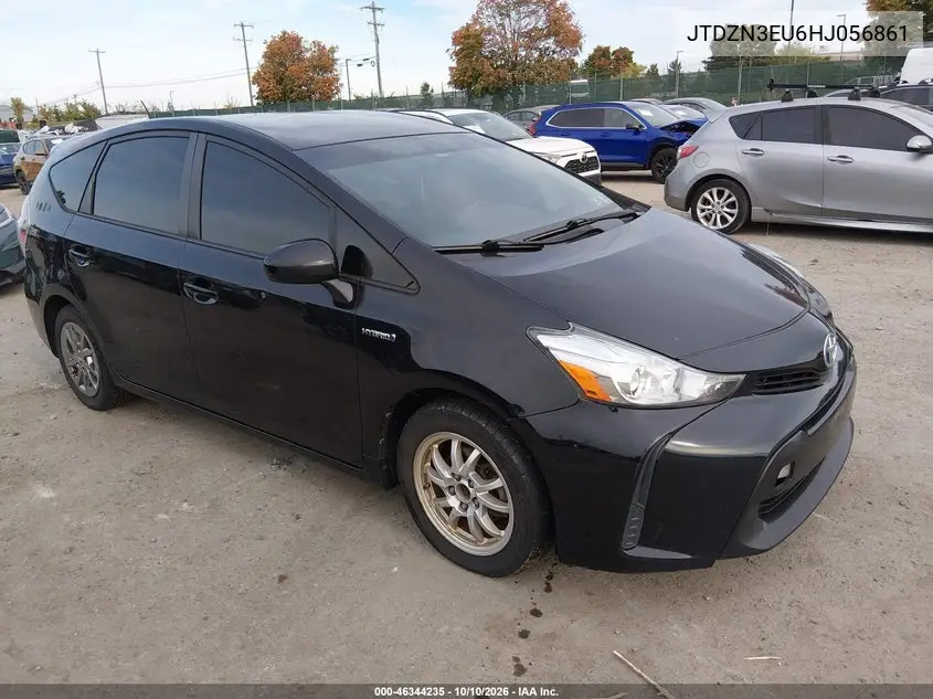 TOYOTA PRIUS V (+) 2017, VIN JTDZN3EU6HJ056861