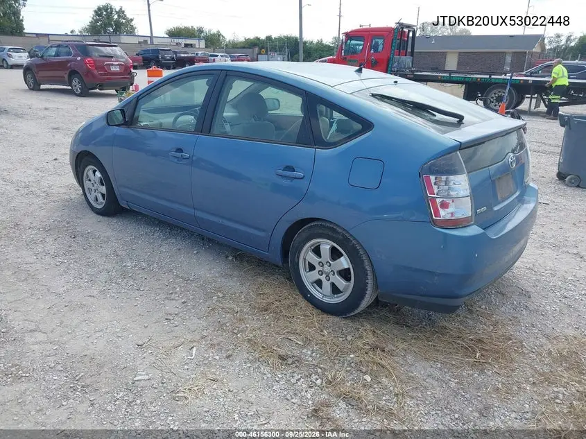 2005 TOYOTA PRIUS VIN JTDKB20UX53022448 — фото 3