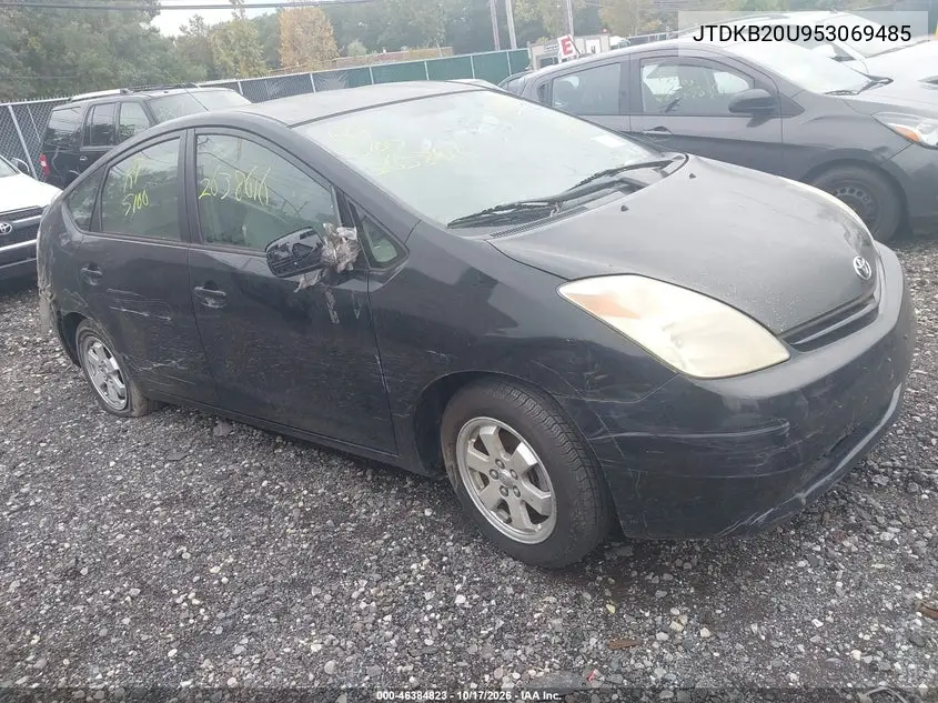 TOYOTA PRIUS 2005, VIN JTDKB20U953069485