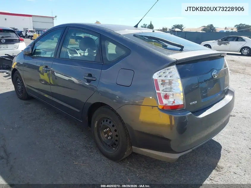 2007 TOYOTA PRIUS VIN JTDKB20UX73228906 — фото 3