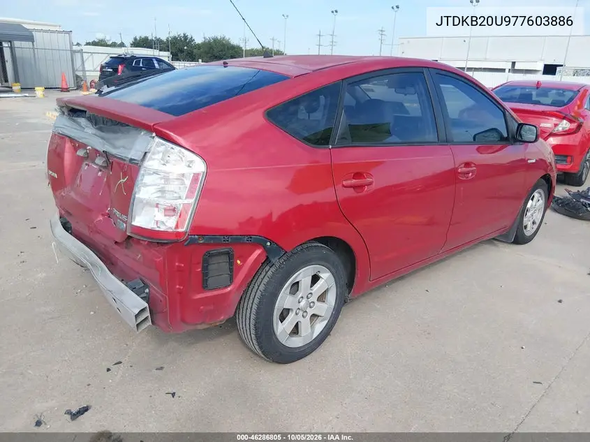 2007 TOYOTA PRIUS VIN JTDKB20U977603886 — фото 4