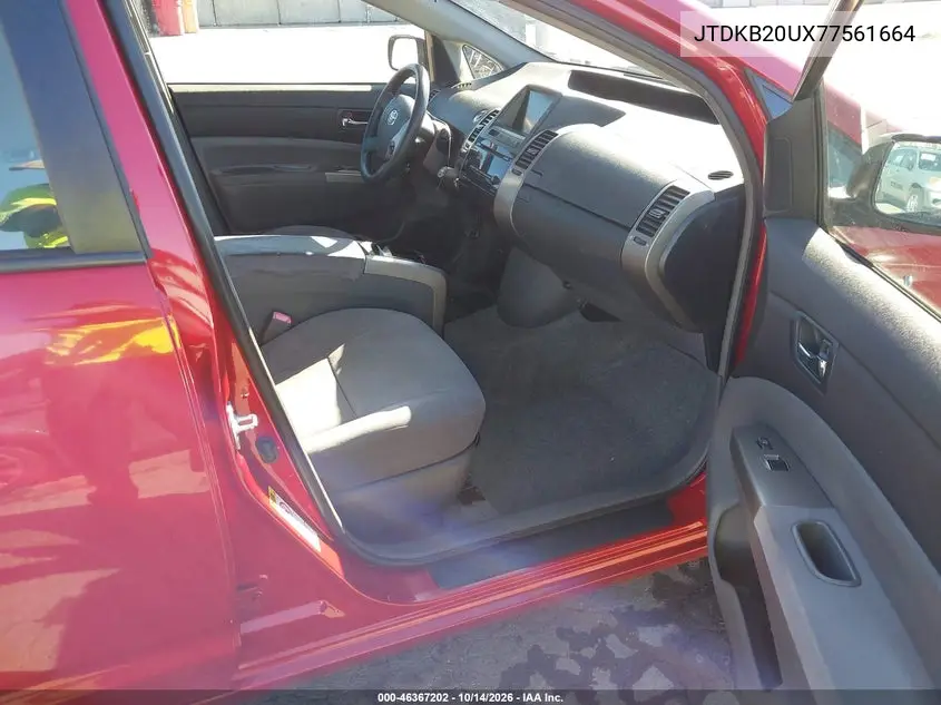 2007 TOYOTA PRIUS VIN JTDKB20UX77561664 — фото 5