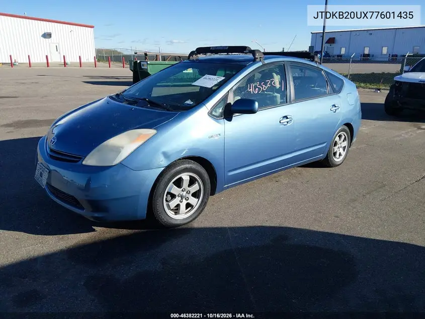 2007 TOYOTA PRIUS VIN JTDKB20UX77601435 — фото 2