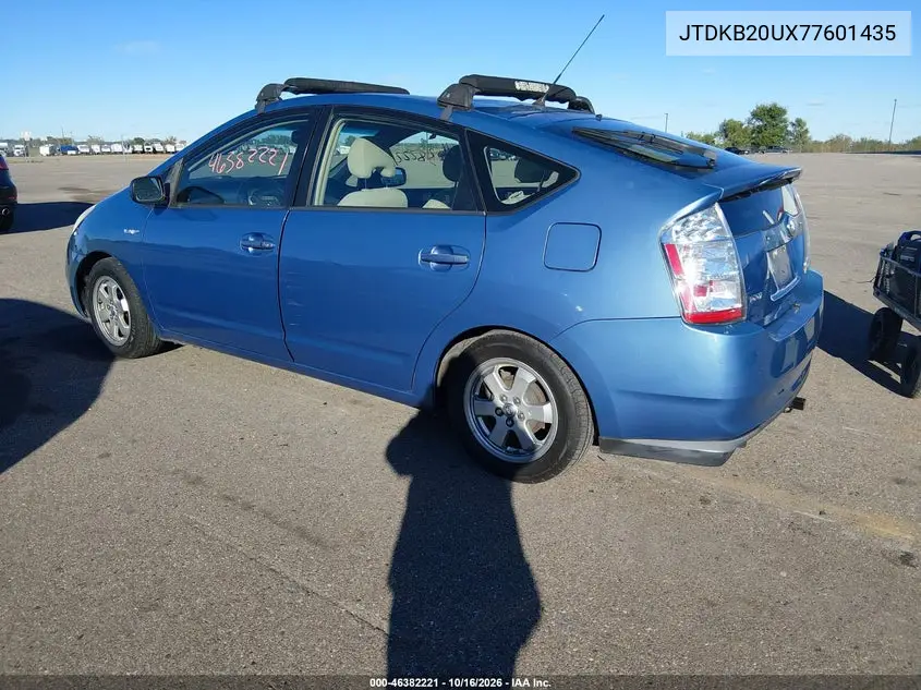 2007 TOYOTA PRIUS VIN JTDKB20UX77601435 — фото 3