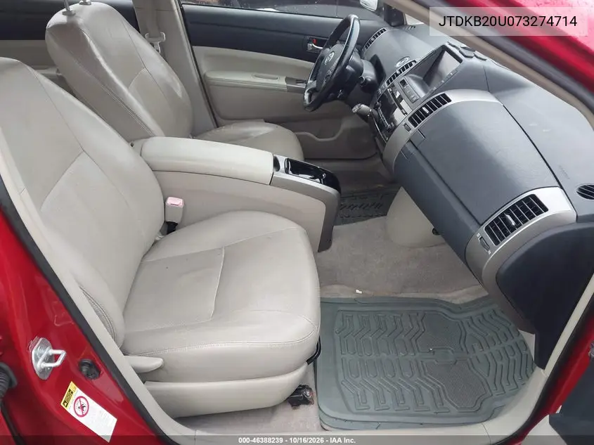 2007 TOYOTA PRIUS VIN JTDKB20U073274714 — фото 5