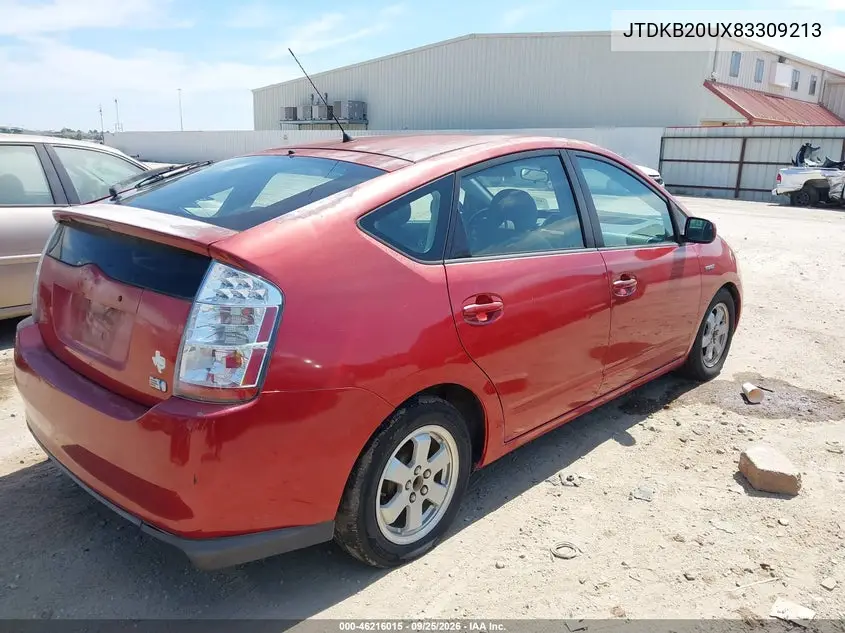 2008 TOYOTA PRIUS VIN JTDKB20UX83309213 — фото 4