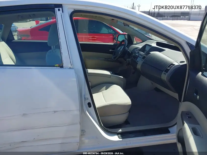2008 TOYOTA PRIUS VIN JTDKB20UX87718370 — фото 5