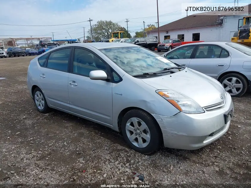 TOYOTA PRIUS 2008, VIN JTDKB20U187696582