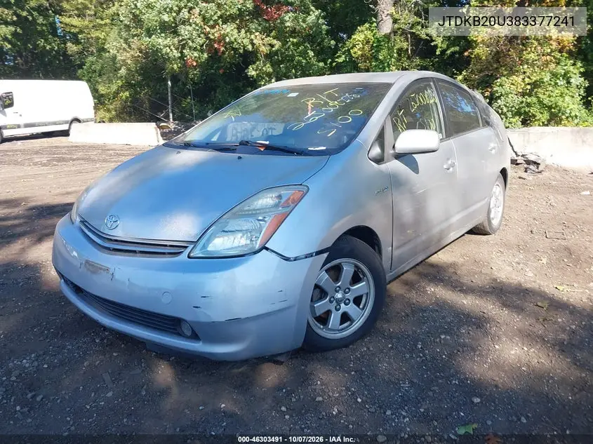 2008 TOYOTA PRIUS VIN JTDKB20U383377241 — фото 6