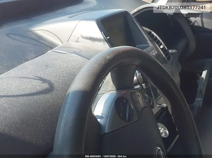 2008 TOYOTA PRIUS VIN JTDKB20U383377241 — фото 7
